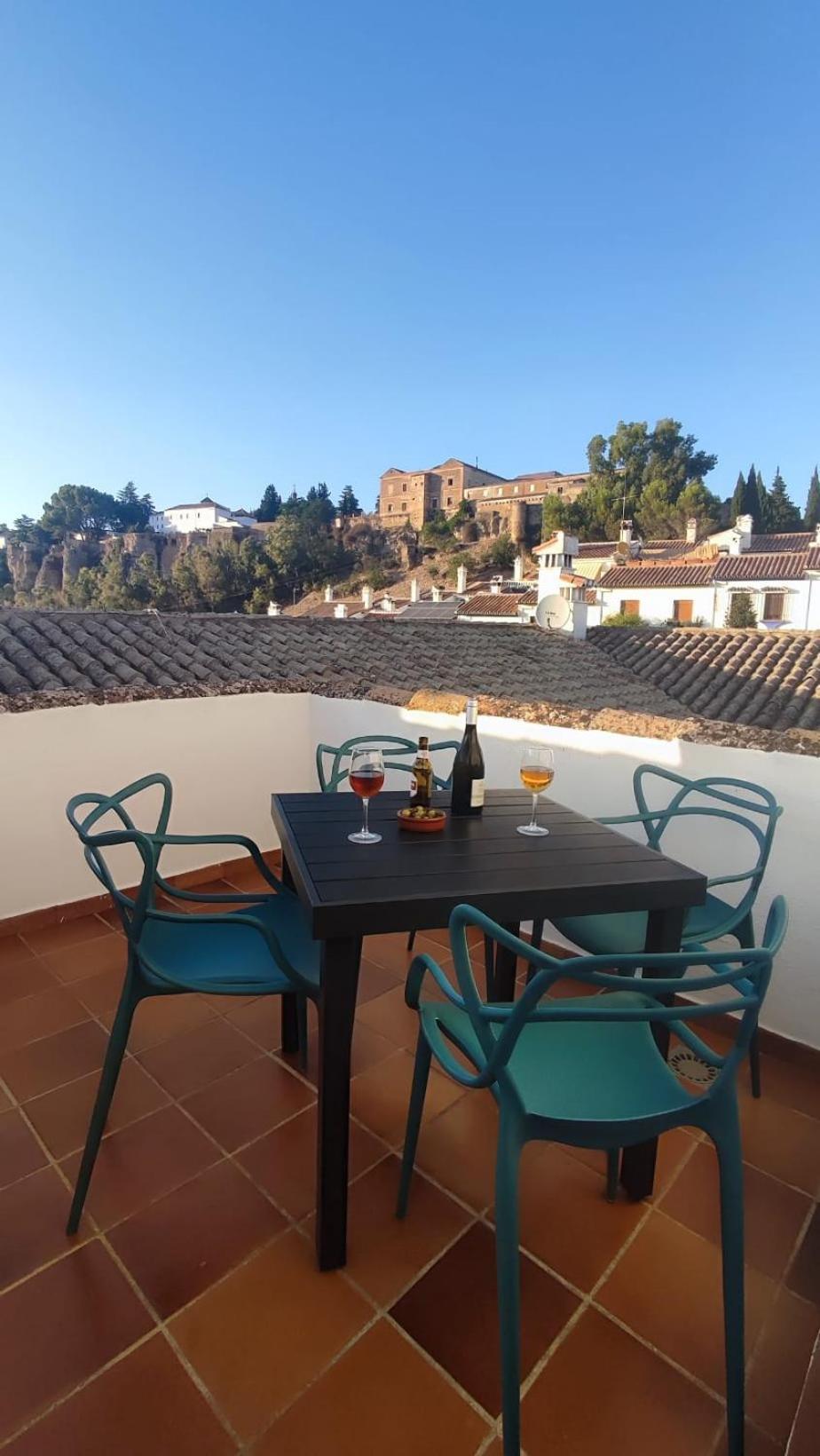 Apartamento Piso Blanco Ronda Exterior foto
